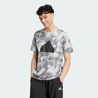 Футболка мужская Adidas Future Icons Badge Of Sport Allover Print Camo/Grey IV5201