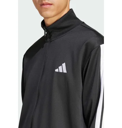 Спортивный костюм мужской Adidas Sportswear Basic 3-Stripes French Terry Black JC5375