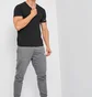 Футболка мужская Kappa Mezza Manica Scollo V Black K1315-NERO