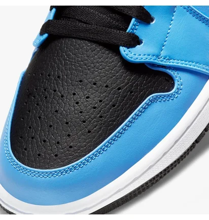 Кроссовки мужские Air Jordan 1 Low Blue/Black 553558-403