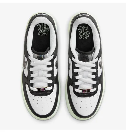 Кроссовки детские Nike Air Force 1 Low Black/White FZ5529-103