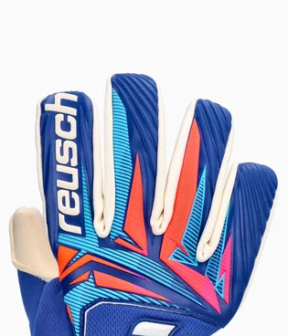 Перчатки вратарские детские Reush Attrakt Gold X Nc Blue/White 5672955-4126