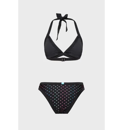 Купальник женский Arena Rainbow Monogram Bikini Triang Black 007079-515
