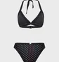 Купальник женский Arena Rainbow Monogram Bikini Triang Black 007079-515