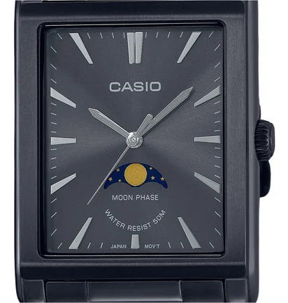 Часы мужские Casio Enticer Moon Phase Quartz MTP-M105B-1A