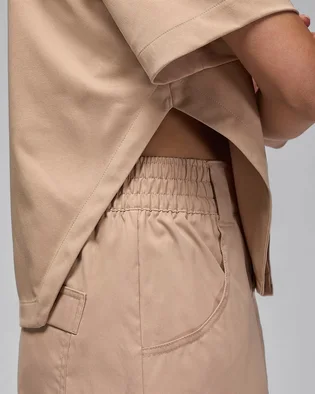 Сорочка жіноча Air Jordan Woven Crop Top Beige FN5766-244