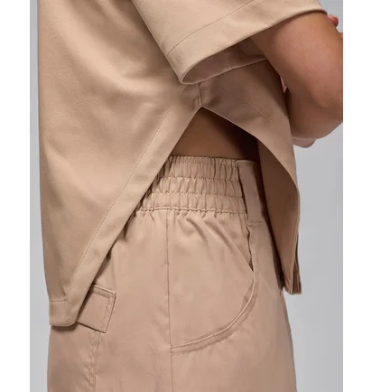 Рубашка женская Air Jordan Woven Crop Top Beige FN5766-244