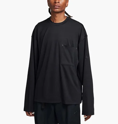 Лонгслів чоловічий Nike Tech Pack Longsleeve Black FB7819-010