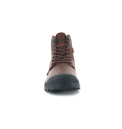 Черевики чоловічі Palladium Pampa Shield Wp+ Lth Brown 76844-257-M