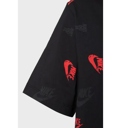 Футболка мужская Nike M Nsw Tee 12Mo Aop Sp25 Black HJ0561-010