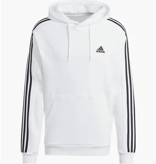 Худі чоловіче Adidas Essentials 3S Fleece Hoody White IJ6476
