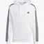 Худі чоловіче Adidas Essentials 3S Fleece Hoody White IJ6476