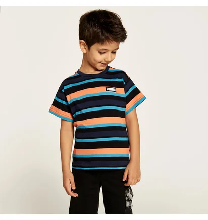 Футболка детская Puma Alpha Striped Multi 847293-06