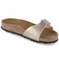 Тапочки жіночі BIRKENSTOCK Madrid Metallic/Yellow 1016107