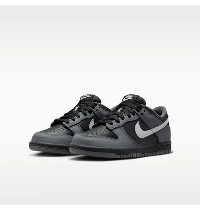 Кросівки дитячі Nike Dunk Low Gs Black Reflect Silver Black/Metallic IM6028-010