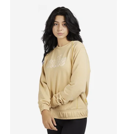 Свитшот женский Nike Nsw Fleece Top Yellow DQ6244-252