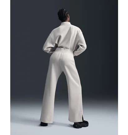 Штани жіночі Nike Sportswear Phoenix Fleece High-Waisted Wide-Leg Logo Pants Grey FV7684-104