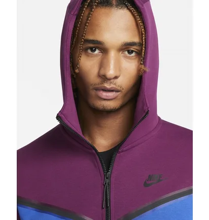 Толстовка чоловіча Nike Sportswear Tech Fleece Blue/Violet CU4489-610