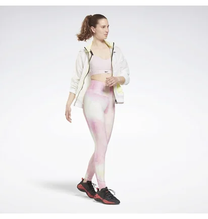 Топ женский Reebok Lux Strappy Medium-Impact Sports Bra Pink Gu5860
