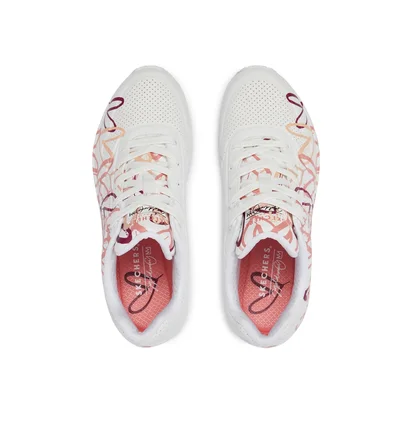 Кросівки жіночі Skechers Uno - Dripping In Love White 155507-WCRL