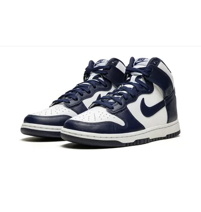Кросівки чоловічі Nike Dunk High White/Blue DD1399-104