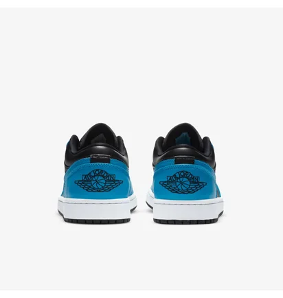 Кросівки чоловічі Air Jordan 1 Low Black/Blue 553558-410