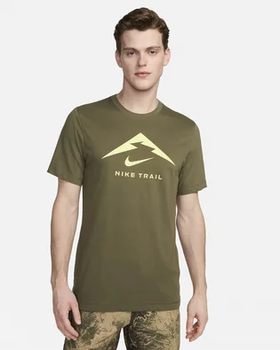Футболка чоловіча Nike Dri-Fit Trail Running T-Shirt Olive FQ3914-222