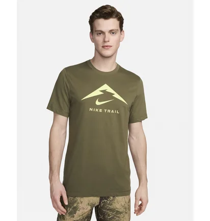 Футболка чоловіча Nike Dri-Fit Trail Running T-Shirt Olive FQ3914-222