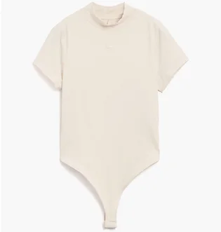 Боди женское Nike W Nsw Nk Chll Knt Ss Bdyst Beige FV8994-104