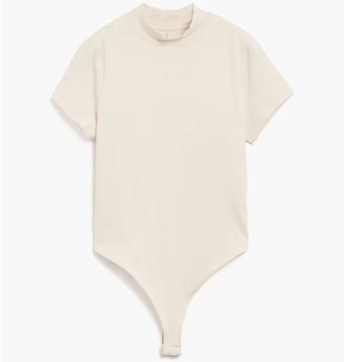 Боди женское Nike W Nsw Nk Chll Knt Ss Bdyst Beige FV8994-104