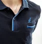Поло мужское AUSTRALIAN Classy Pique Polo R- Fit Blue LSUPO0008-200A