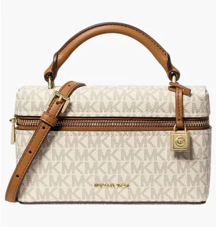 Сумка женская Michael Kors Jana Extra-Small Signature Logo Convertible Crossbody Bag Beige 32F5GQ1C0B-VANILLA-ACORN-126273