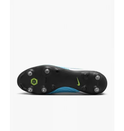 Бутсы унисекс Nike Phantom Gx Academy Sg-Pro Anti-Clog Traction White/Light Blue DD9471-446