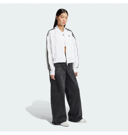 Бомбер женский Adidas Windbreaker White JZ6769