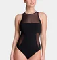 Купальник женский Arena Mesh Panels Swimsuit Swim Pro Black 006659-500