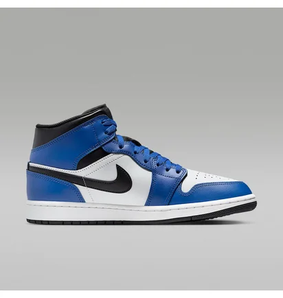 Кроссовки мужские Air Jordan 1 Mid Blue/White DQ8426-402