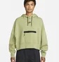 Худі жіноче Nike Sportswear Tech Fleece WomenS Over-Oversized Crop Pullover Hoodie Olive DR4973-334
