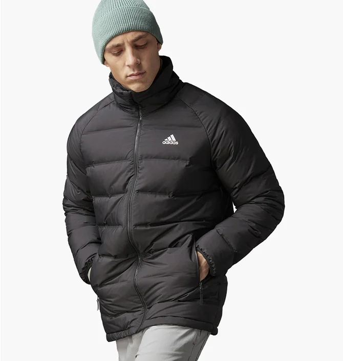 Куртка чоловіча Adidas Helionic Mid-Length Down Jacket Black FT2528