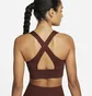 Топ женский Nike Womens Medium-Support 1-Piece Pad Longline Printed Sports Bra Bordo Dm0553-273