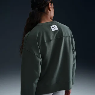 Світшот жіночий Nike Swoosh Fly WomenS Dri-Fit French Terry Crew-Neck Basketball Sweatshirt Green FQ6035-338