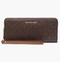 Гаманець жіночий Michael Kors Jet Set Travel Large Logo Continental Wristlet Brown 35F8GTVT3B-BROWN-101445