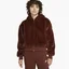 Куртка женская Nike Womens Faux Fur Jacket Brown Dd5116-273