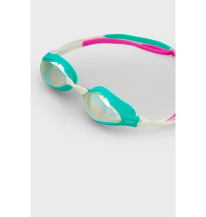Окуляри для плавання унісекс Arena Air-Speed Mirror Turquoise/White 003151-204