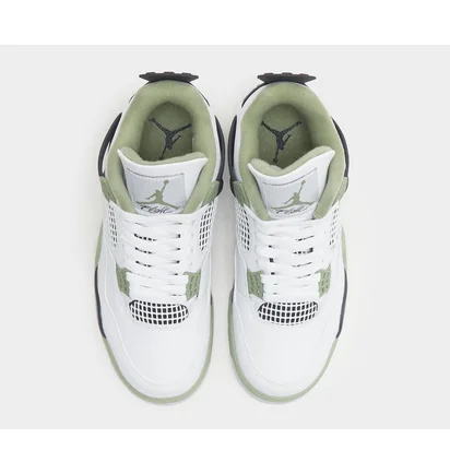 Кроссовки женские Air Jordan 4 Retro Seafoam White Aq9129-103