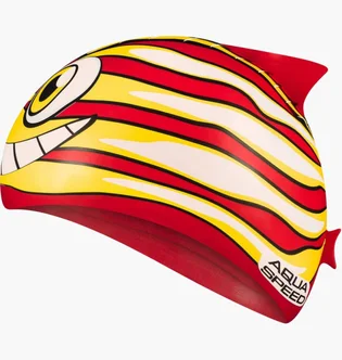Шапочка для плавання дитяча Aqua Speed Zoo Fish Red/Yellow 115-31-FISH