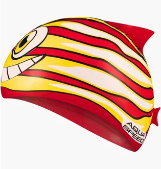 Шапочка для плавания детская Aqua Speed Zoo Fish Red/Yellow 115-31-FISH