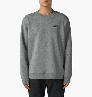 Свитшот мужской Patagonia P-6 Label Uprisal Sweatshirt Grey 39627GLH