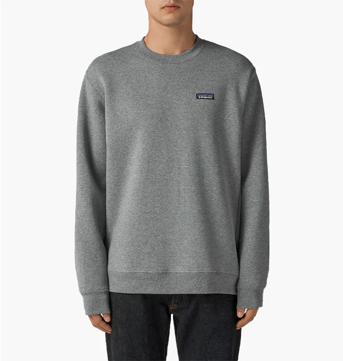 Свитшот мужской Patagonia P-6 Label Uprisal Sweatshirt Grey 39627GLH
