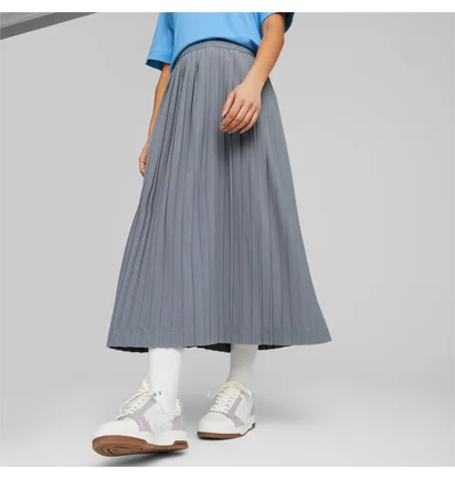 Юбка женская Puma Yona Sunp Plissee Skirt Grey 537978-69