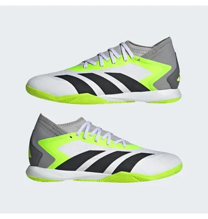 Футзалки унисекс Adidas Predator Accuracy.3 Indoor Shoes White/Grey GY9990